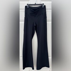 Fabletics Women's XXS (0-2) Black Ribbed Flare Pants